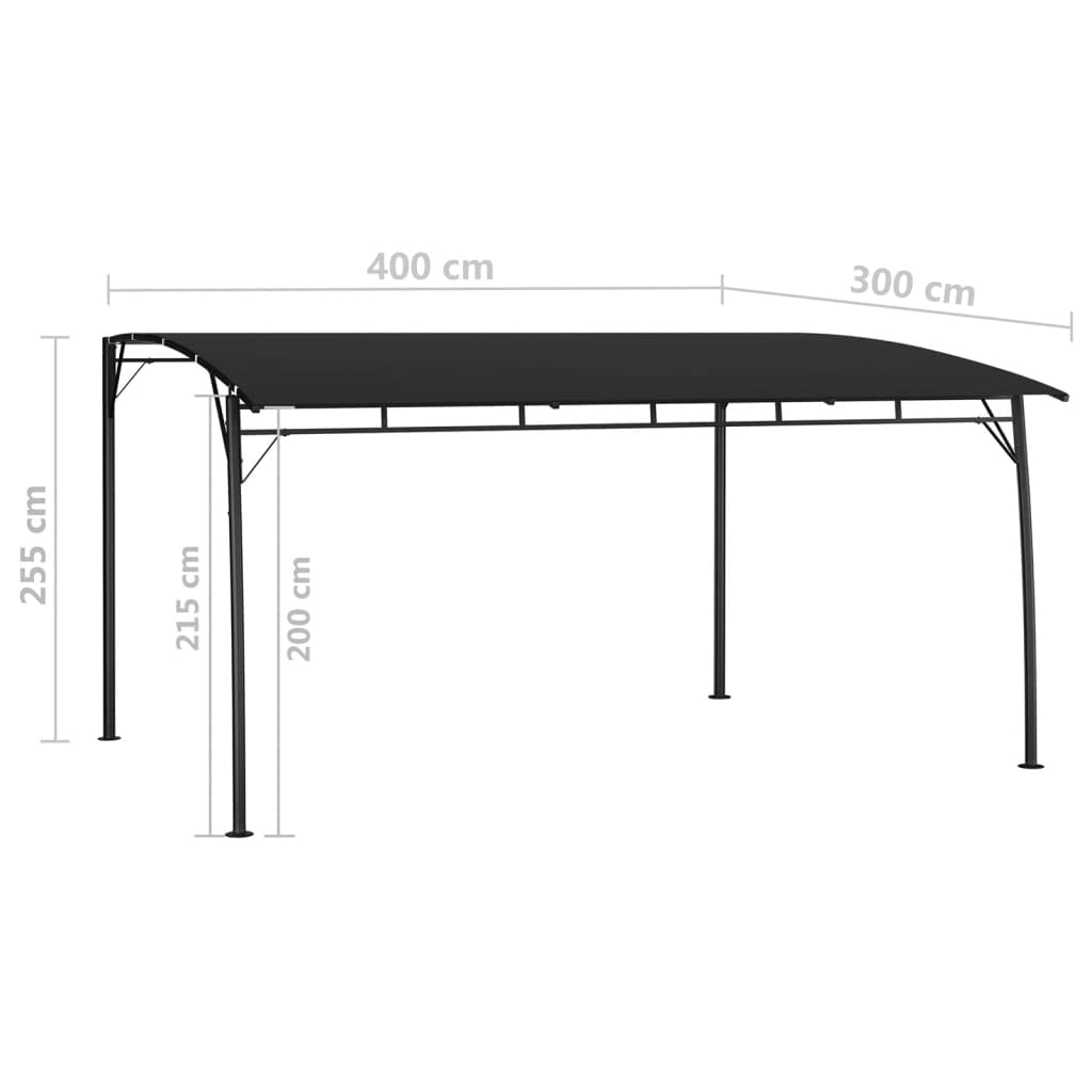 Canopy Tent, 157.5"x118.1"x100.4" Anthracite E645954