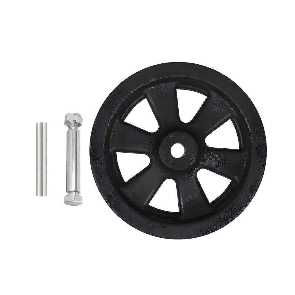 8 Inch Nylon Trailer Jack Caster Wheel with Bolt and Nut T766485