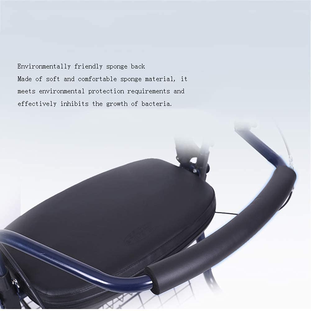 Folding 4 Wheel Rollator Walker with Seat Bag X623957