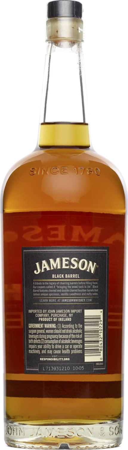 Black Barrel Irish Whiskey 750ml J6960