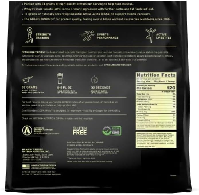 100% Whey Protein Powder, Extreme Milk Chocolate, 5.64 lb W571794
