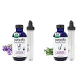 Organic Lavender & Rosemary Essential Oils Bundle 4oz Each M9714