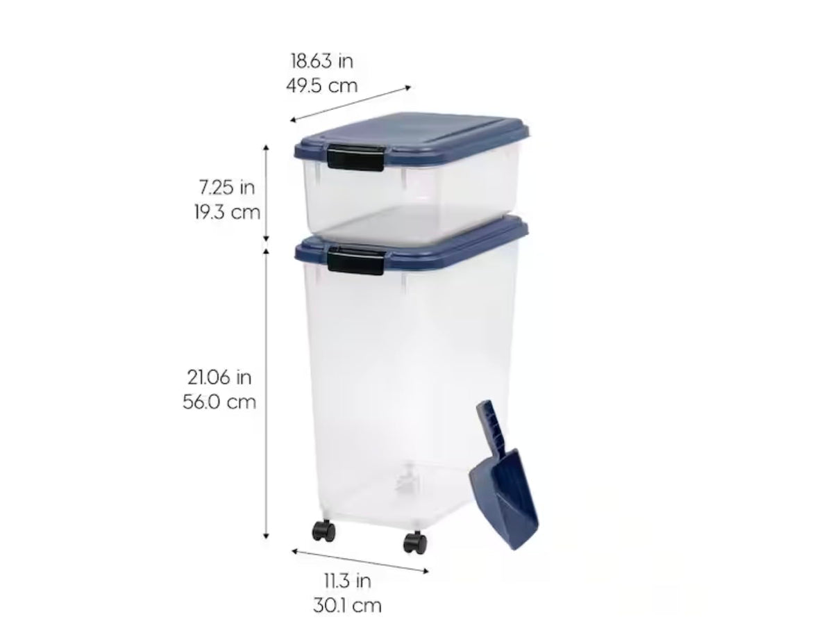 Airtight Pet Food Storage Combo with Scoop P1605