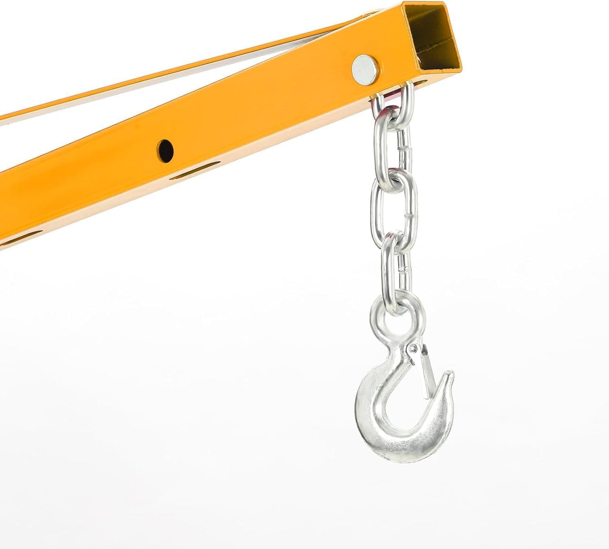 Hydraulic Receiver Hitch Crane 1000LBS Capacity 360° Swivel 3 Adjustable Settings Y851