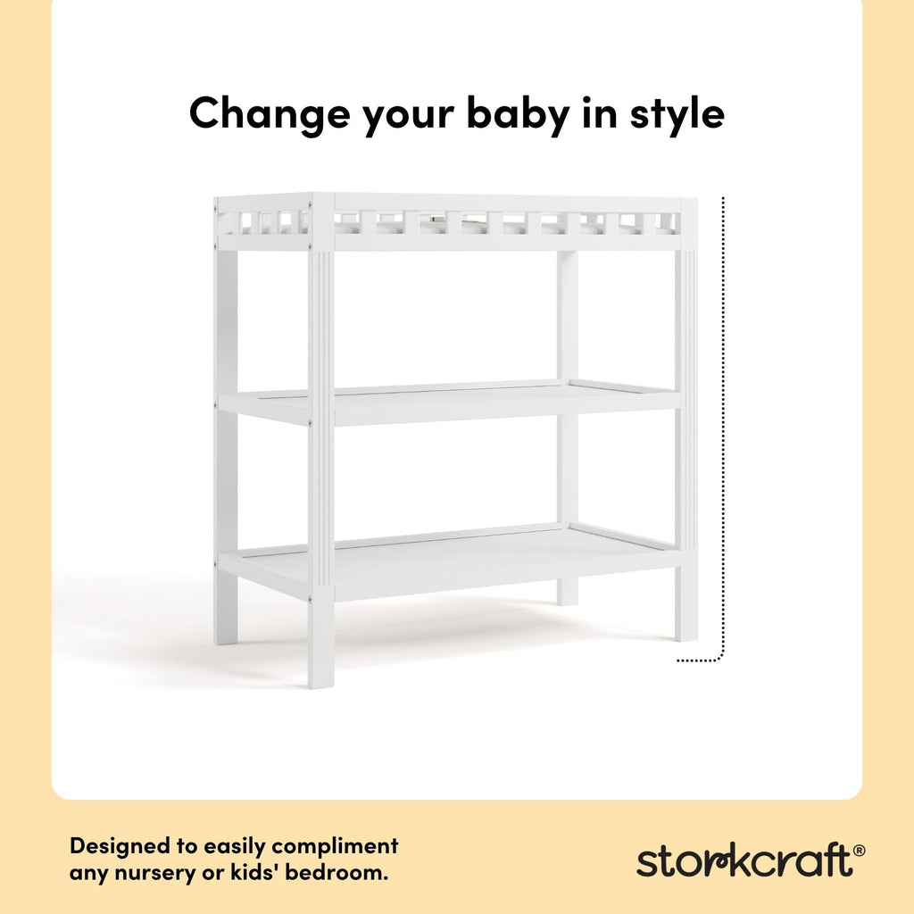 White Changing Table A1026