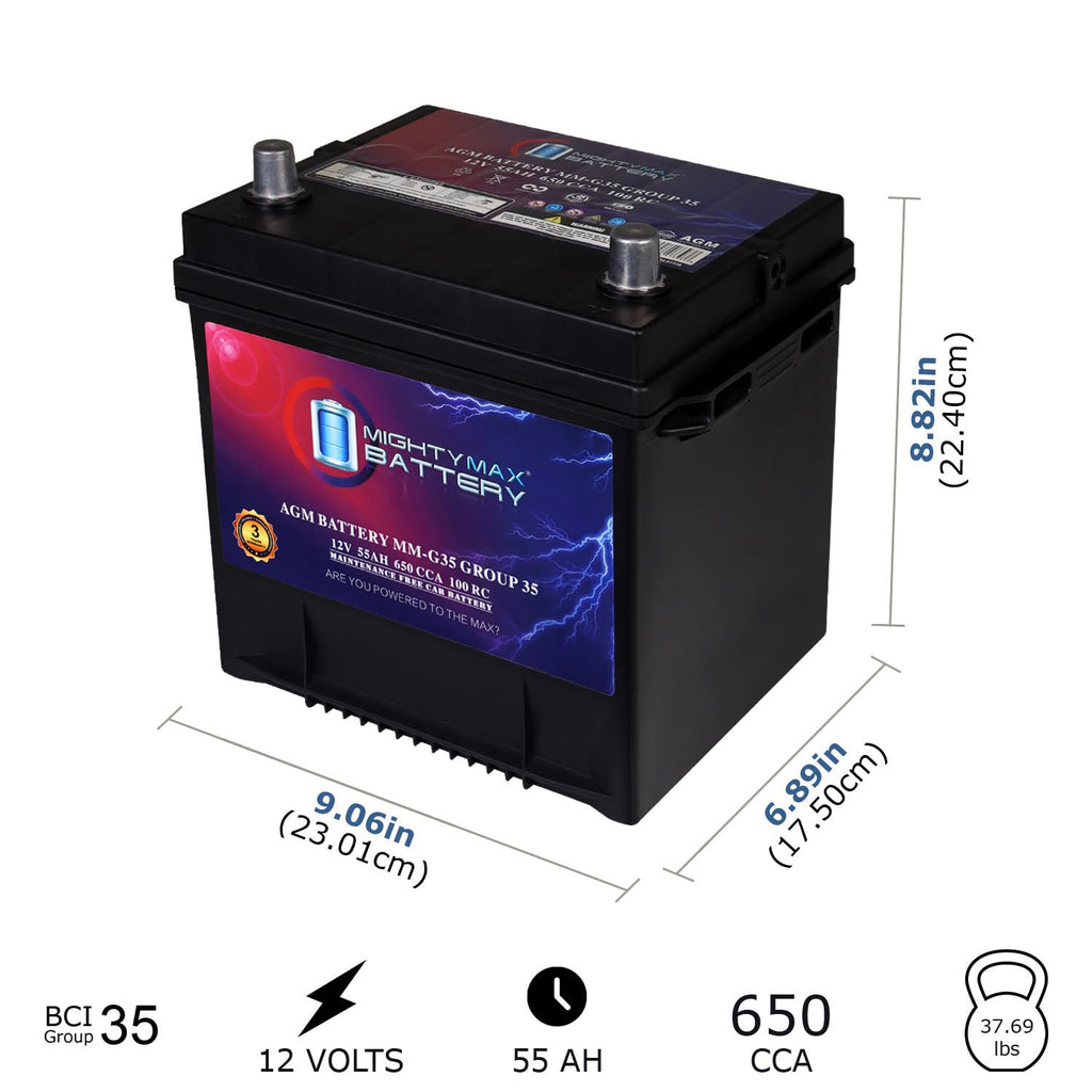 12V 55Ah AGM Replacement Battery L968581