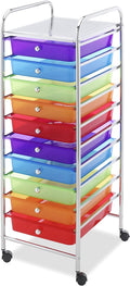 10 Drawer Rolling Craft Storage Cart B108