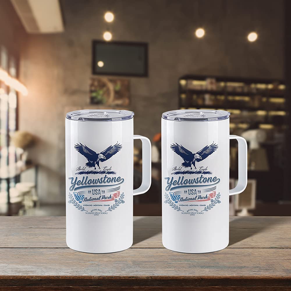 4 Pack 20 OZ Sublimation Tumblers with Printable Handle L310974