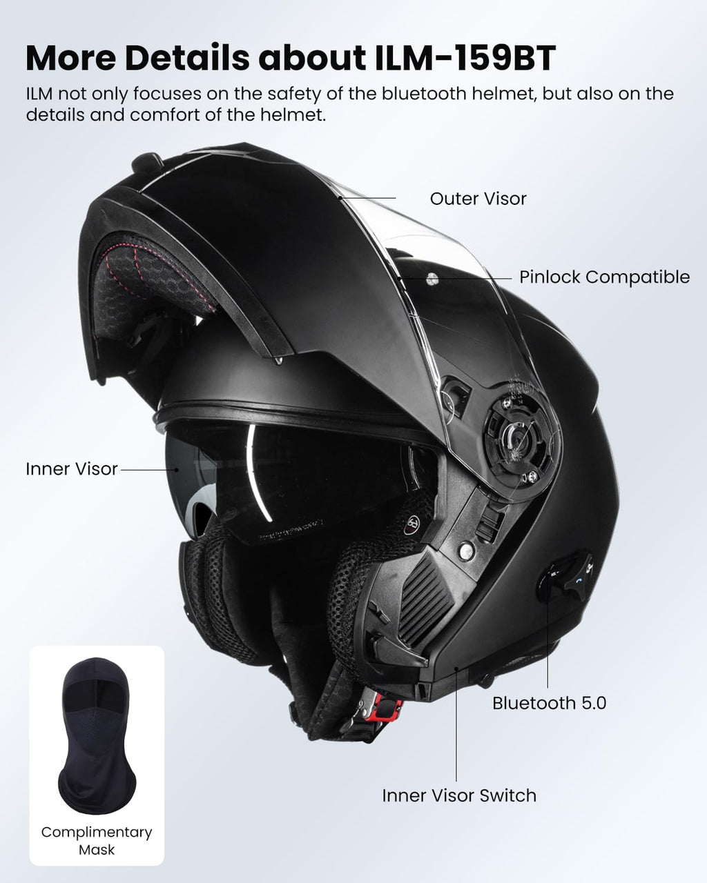 Modular Motorcycle Helmet M619