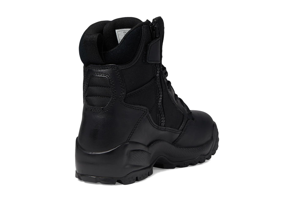 Black 6-Inch Side-Zip Work Boots Z43505