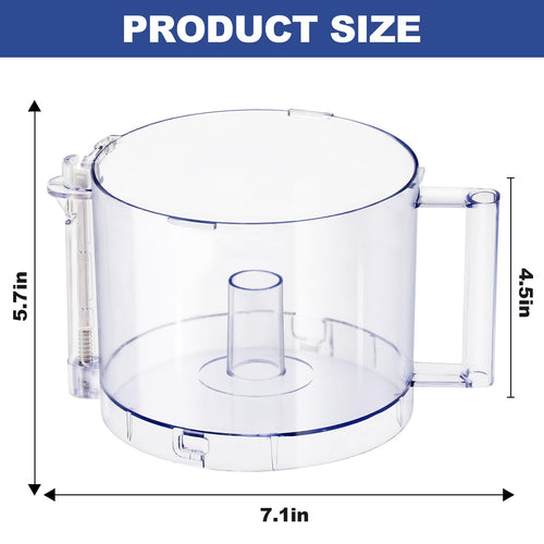 14-Cup Food Processor Work Bowl Replacement with Handle J69249