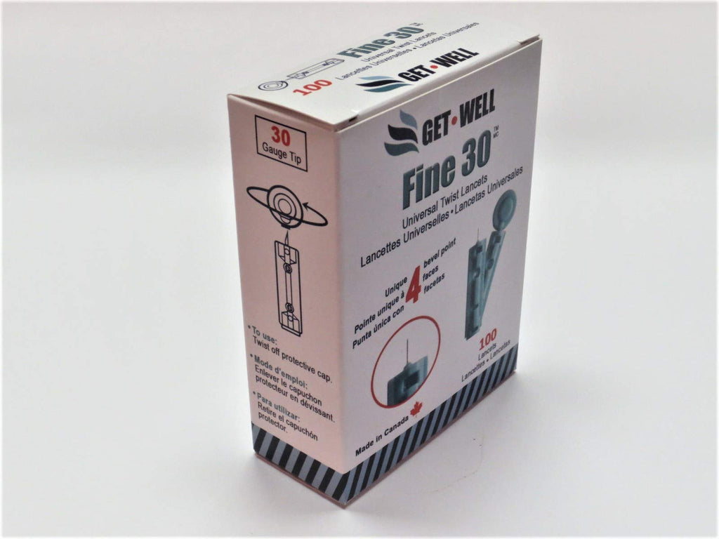 30g Twist Lancets 100 Ct. Blood Glucose Test Strips 100 Ct. Z274785