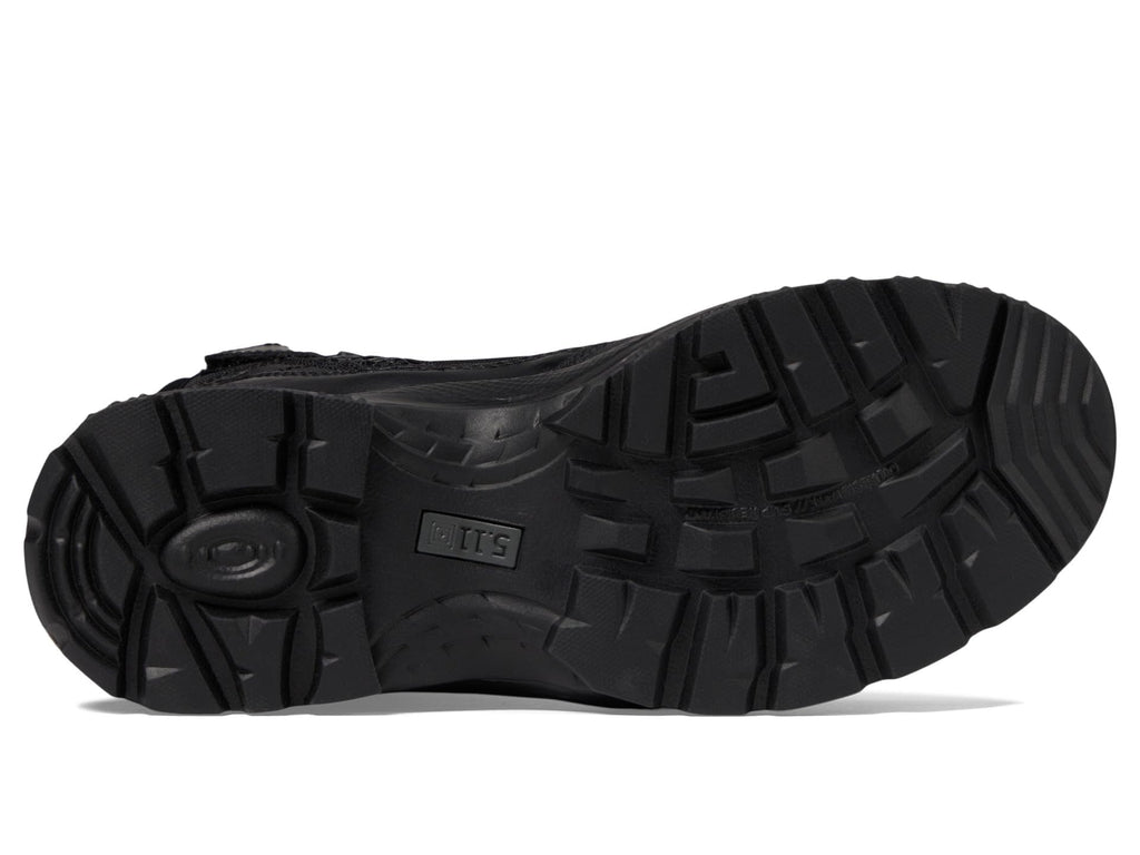 Black 6-Inch Side-Zip Work Boots Z43505