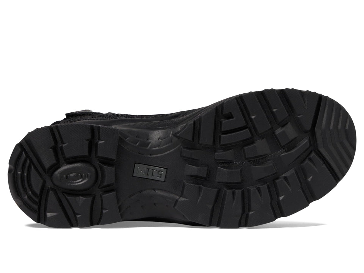 Black 6-Inch Side-Zip Work Boots Z43505