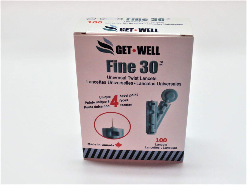 30g Twist Lancets 100 Ct. Blood Glucose Test Strips 100 Ct. Z274785