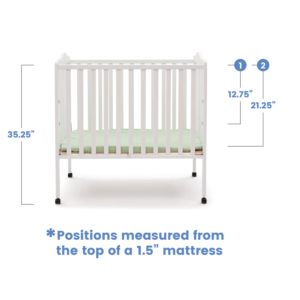 Folding Portable Mini Baby Crib with Mattress K974949