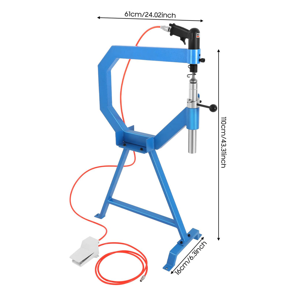 Pneumatic Planishing Hammer with 3 Anvil Dies Y54614
