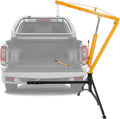Hydraulic Receiver Hitch Crane 1000LBS Capacity 360° Swivel 3 Adjustable Settings Y851