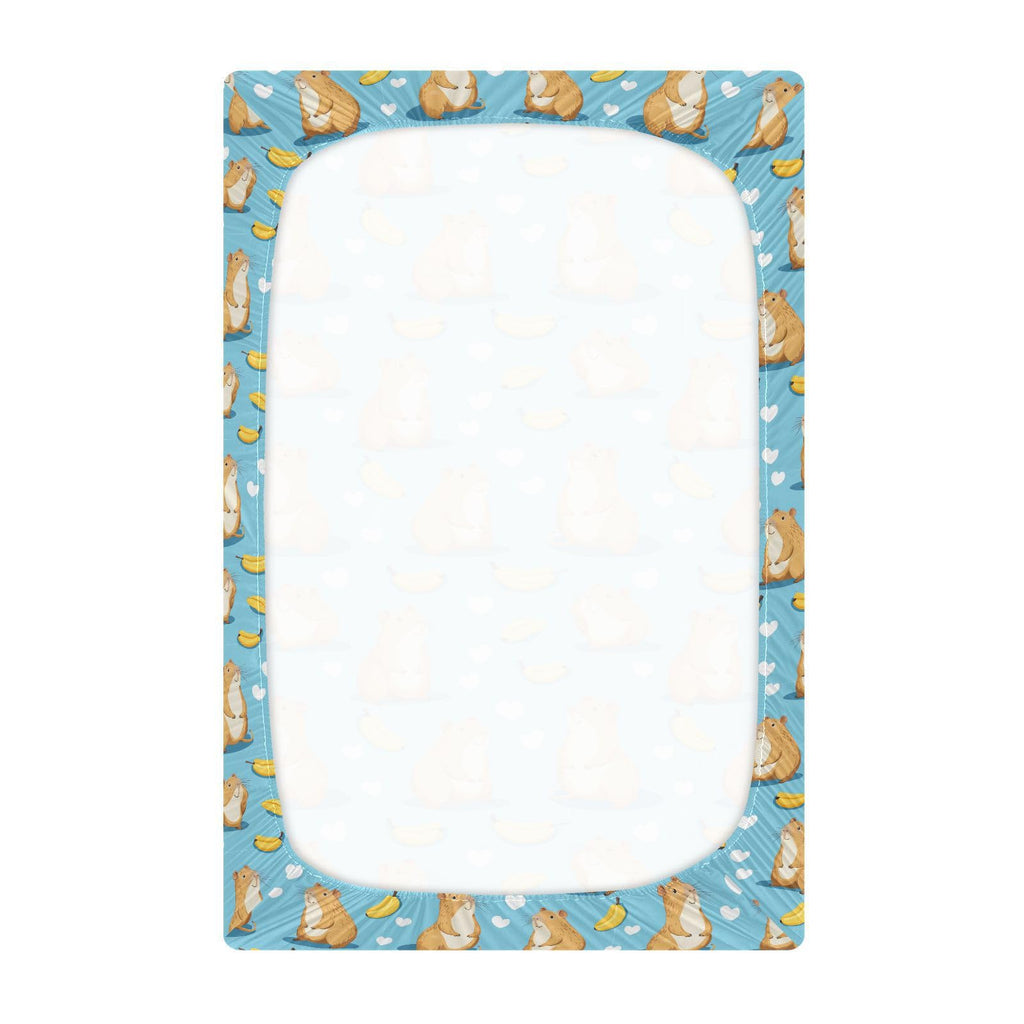 Soft Breathable Microfiber Fitted Crib Sheet, Standard Size 28in x 52in I709