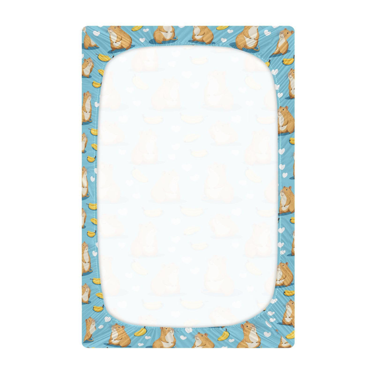 Soft Breathable Microfiber Fitted Crib Sheet, Standard Size 28in x 52in I709