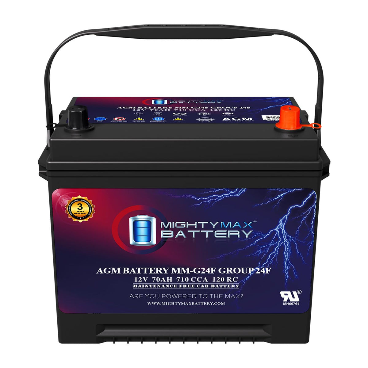 12V 70Ah AGM Replacement Battery G2029