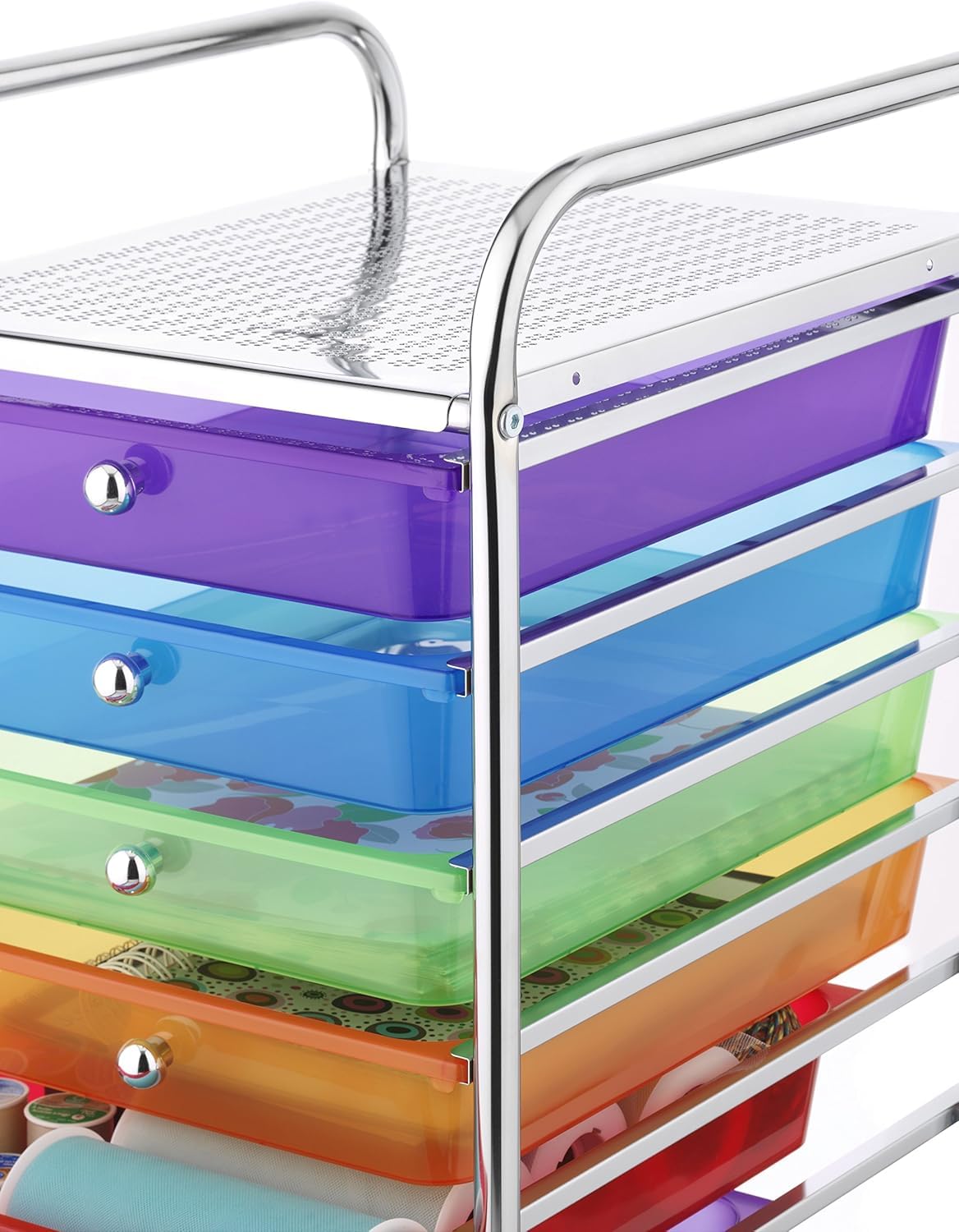 10 Drawer Rolling Craft Storage Cart B108