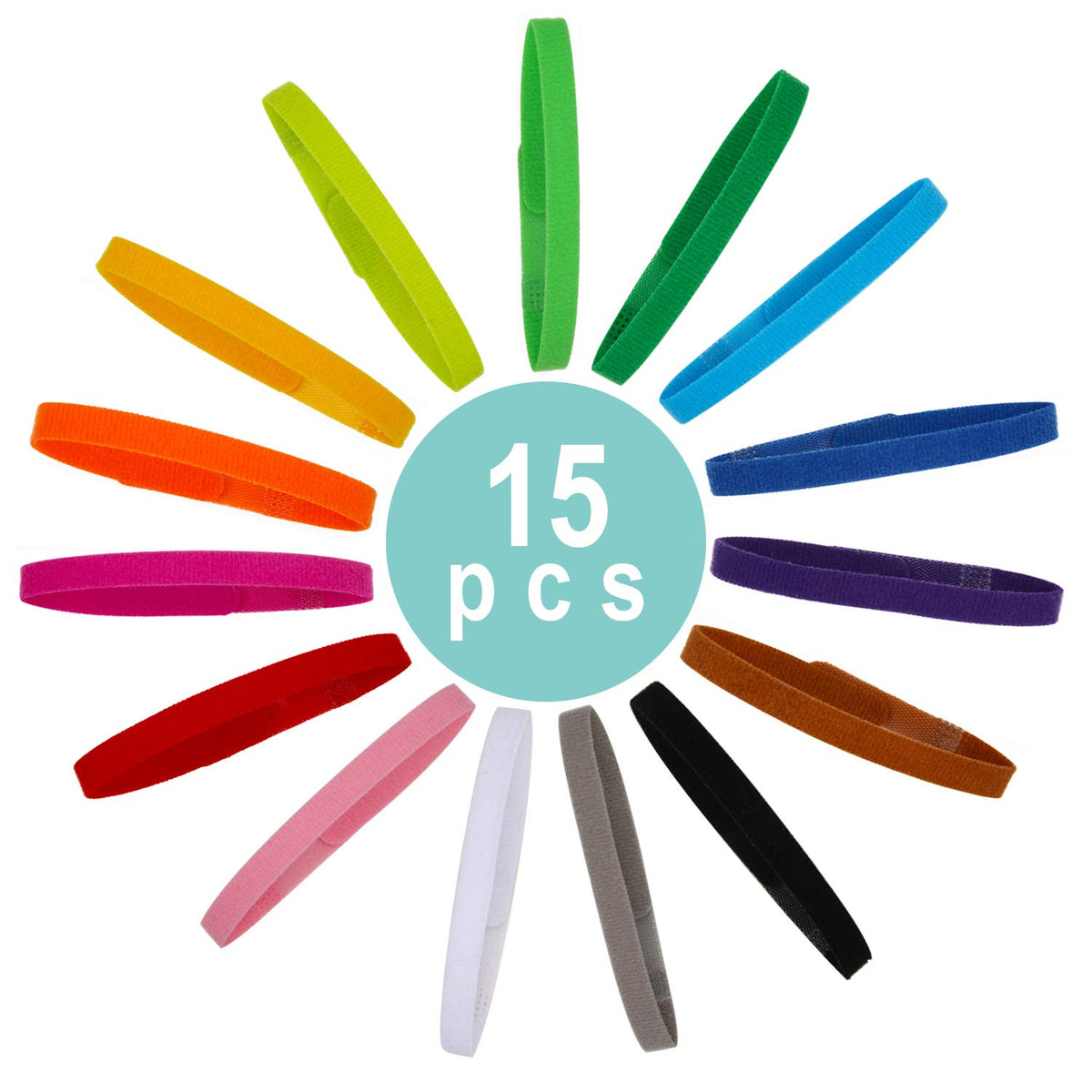 15 Pcs Soft Newborn Pet ID Bands U67279