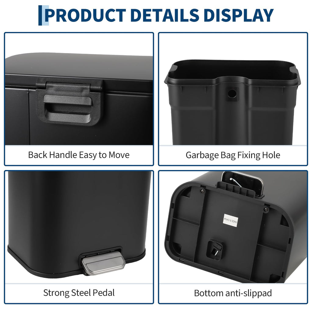 Step Trash Can 3.2 gal Soft-Close B9800