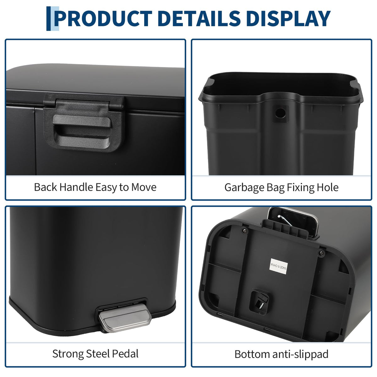 Step Trash Can 3.2 gal Soft-Close B9800