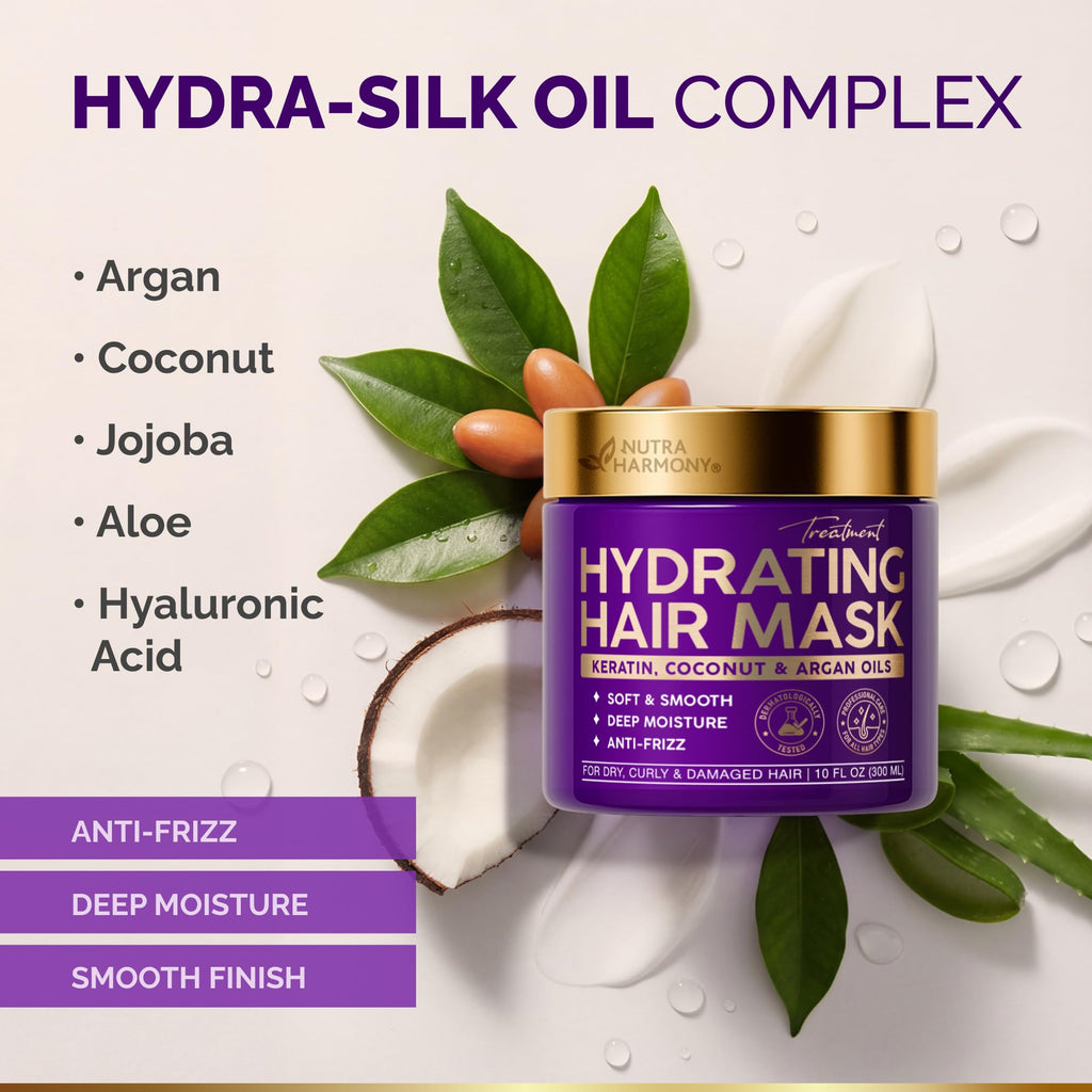 Hydrating Hair Mask 10oz Pack of 2 E2589