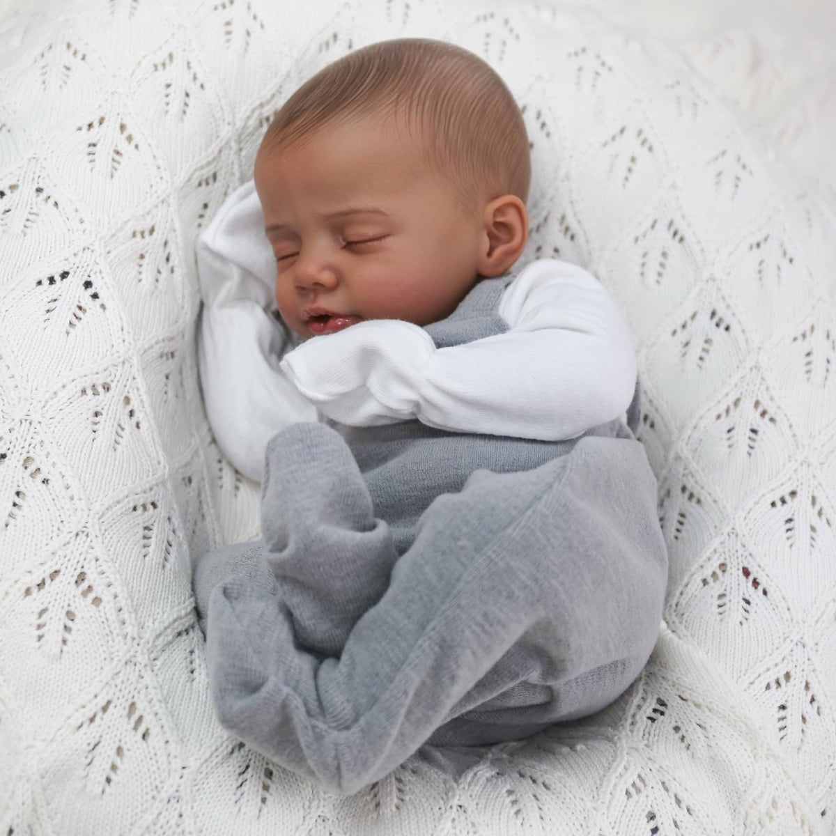 Realistic Reborn Baby Dolls Black 18" African American Boy G564
