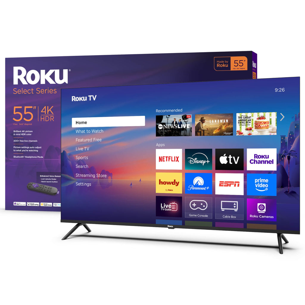 55-Inch 4K HDR LED Smart TV U839