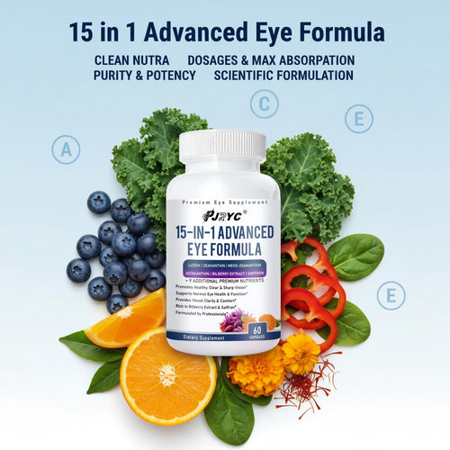 15 in 1 Eye Formula with Lutein 120 Capsules F1750