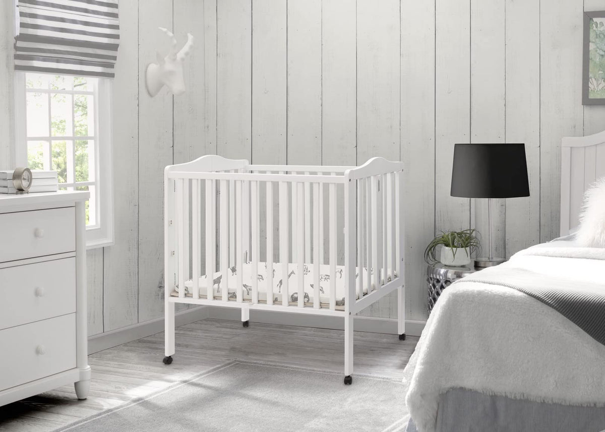 Folding Portable Mini Baby Crib with Mattress K974949