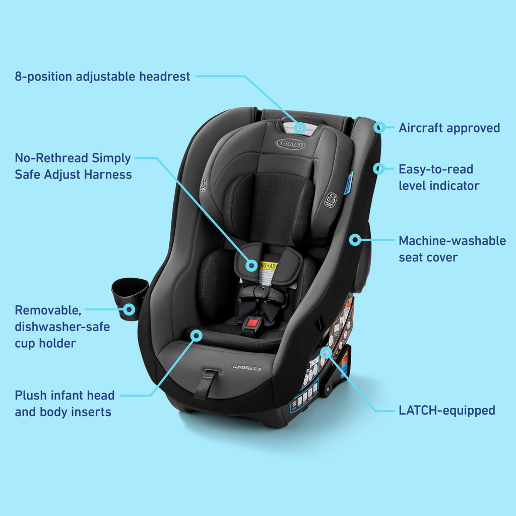 Slim Convertible Car Seat I878