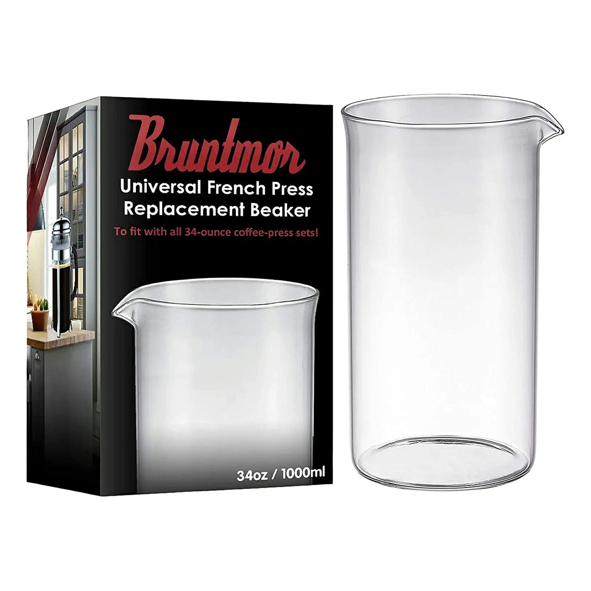 34 oz Borosilicate Glass Carafe L743