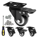 2 Inch Caster Wheel Set of 4 with Dual Brake B249236