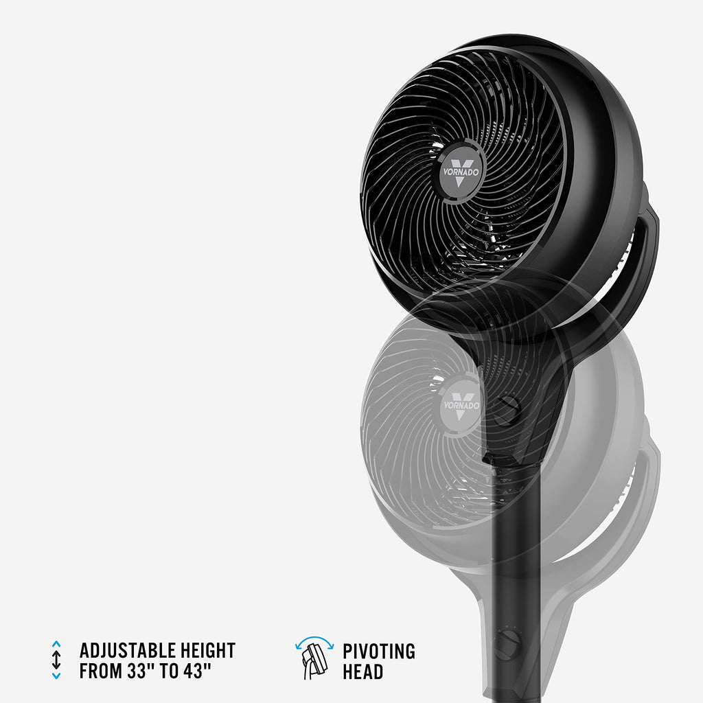 Whole Room Air Circulator Pedestal Fan, 3 Speeds, Black P5677
