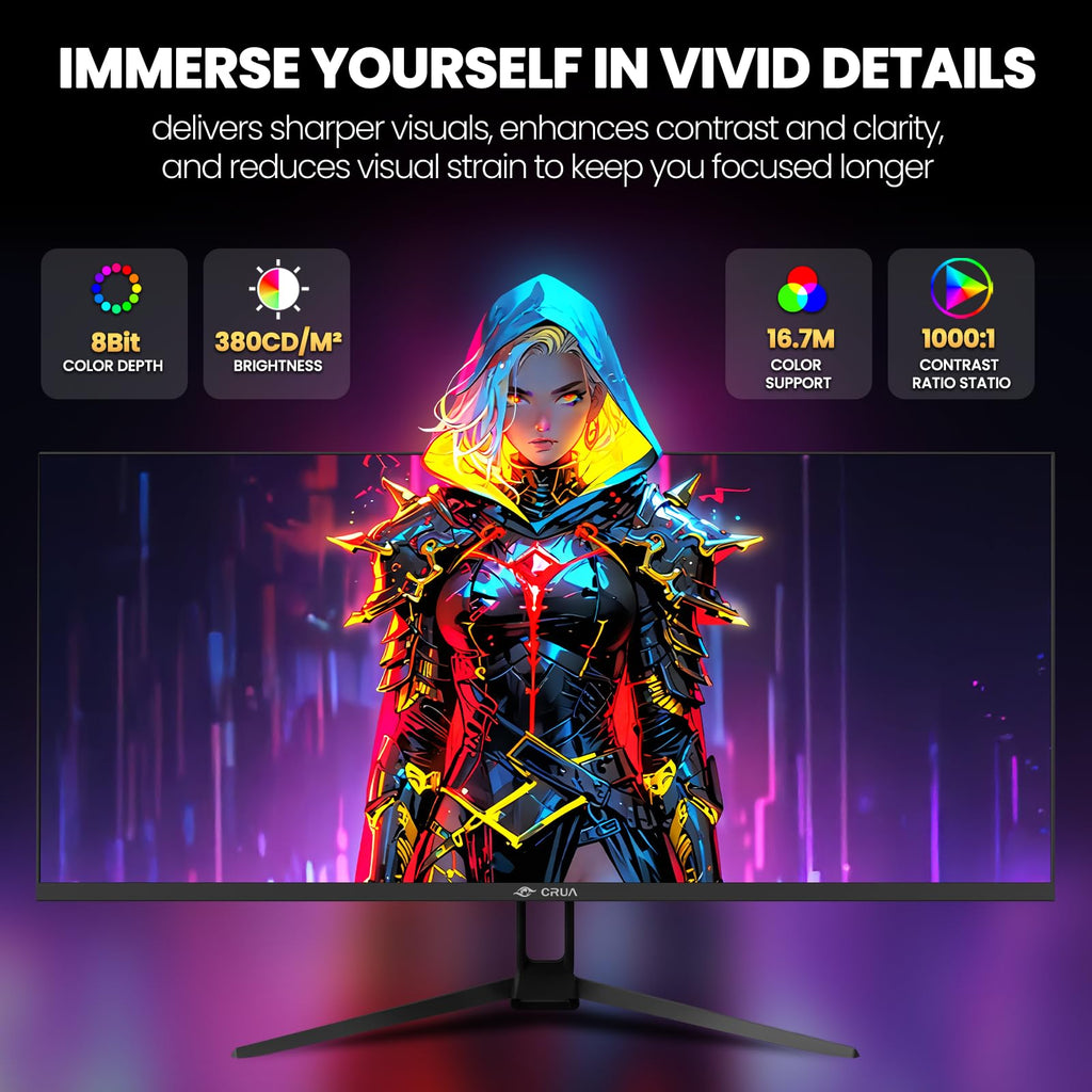 34 Inch 165Hz UWQHD IPS Ultrawide Gaming Monitor C21456