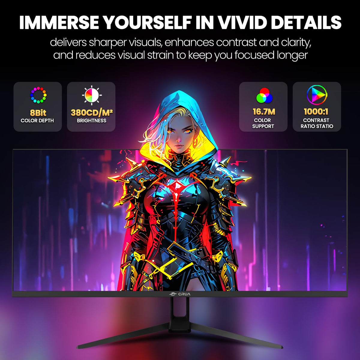 34 Inch 165Hz UWQHD IPS Ultrawide Gaming Monitor C21456