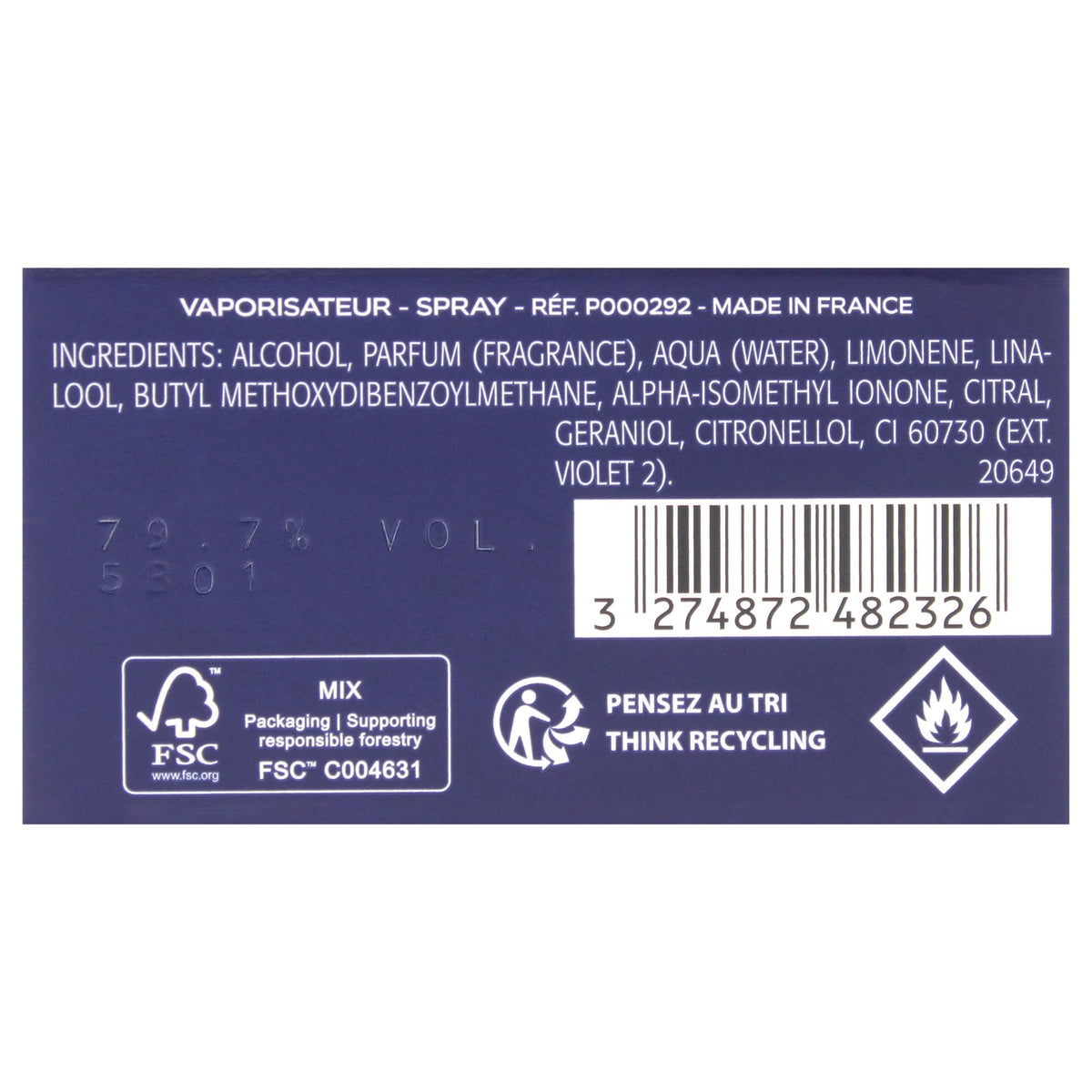 Eau De Toilette Spray 3.3 Ounces Y67426