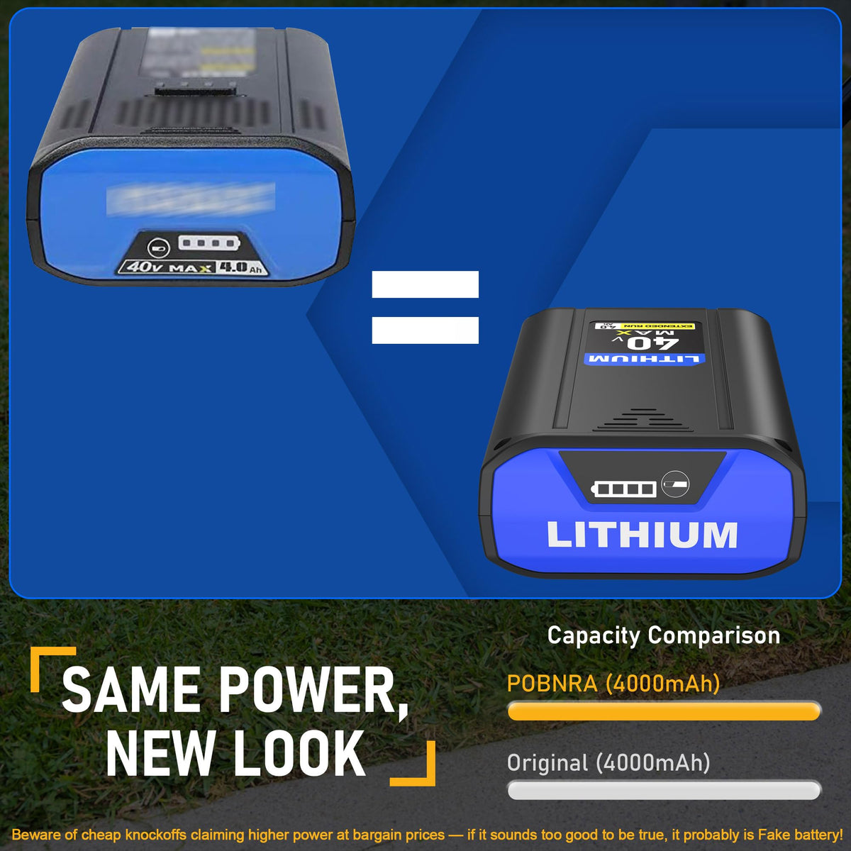 40 Volt Lithium Ion Battery W239
