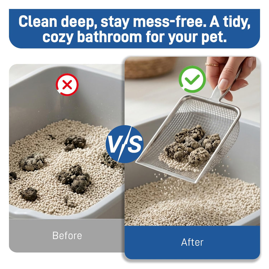 Stainless Steel Cat Litter Scoop G8738