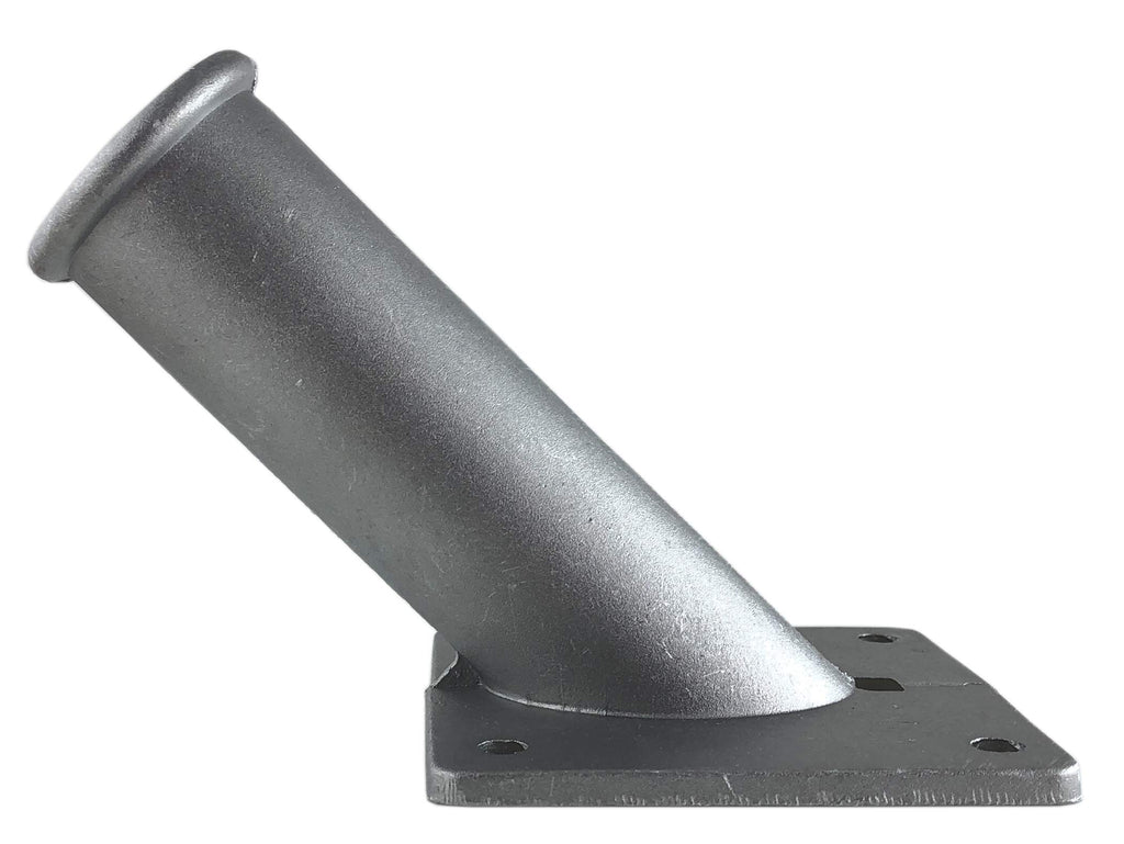 Aluminum Flag Pole Bracket Fits 1.25'' Poles Gray J856