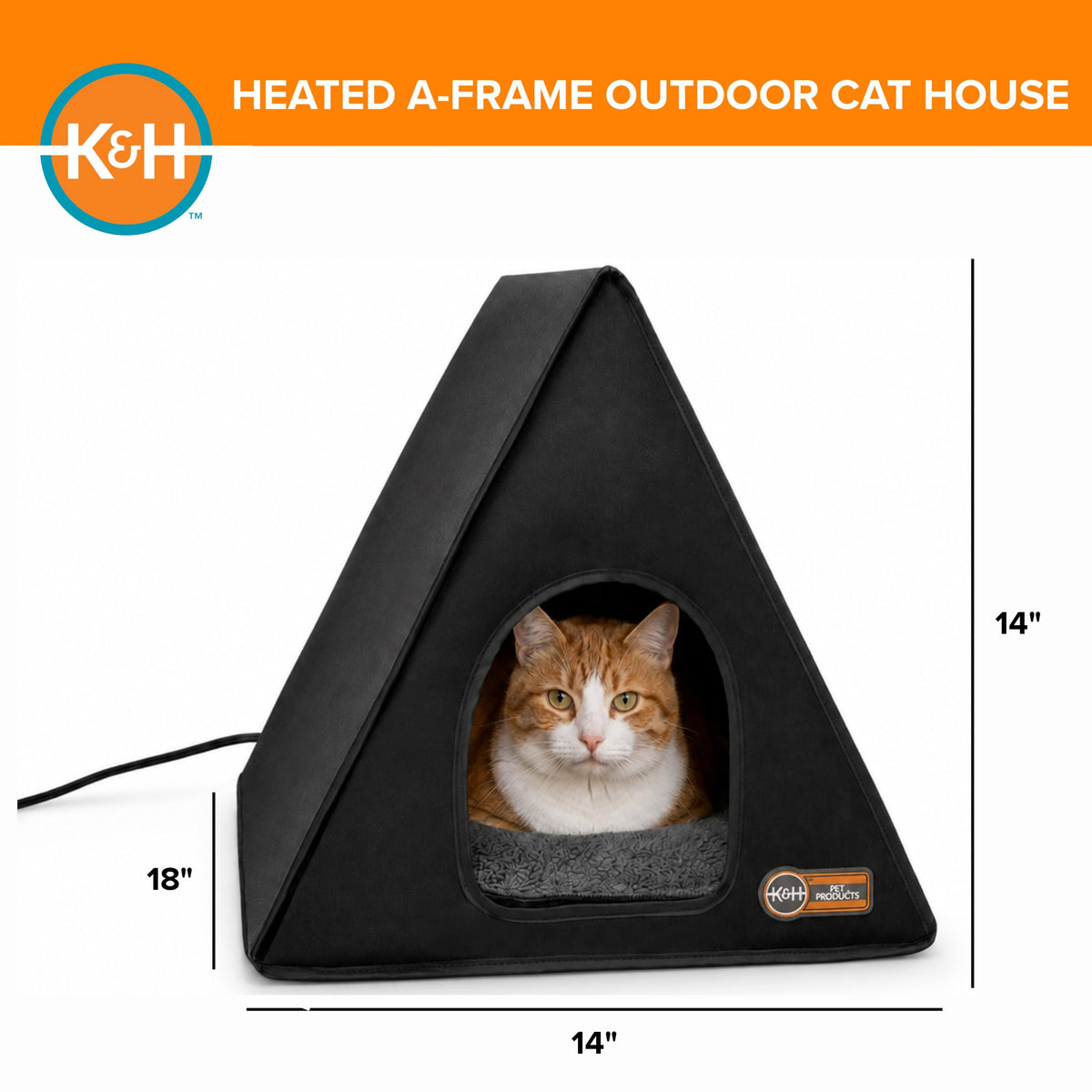 Heated Outdoor Cat House U22553