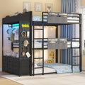 Triple Bunk Bed with 6 Storage Drawers C89640