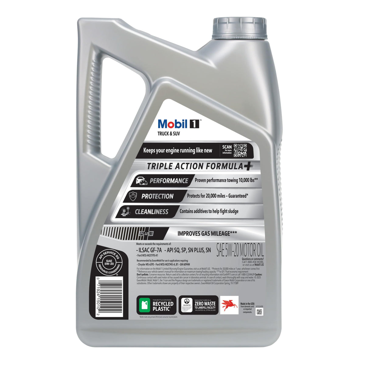 5 Quart 5W-20 Full Synthetic Motor Oil P461