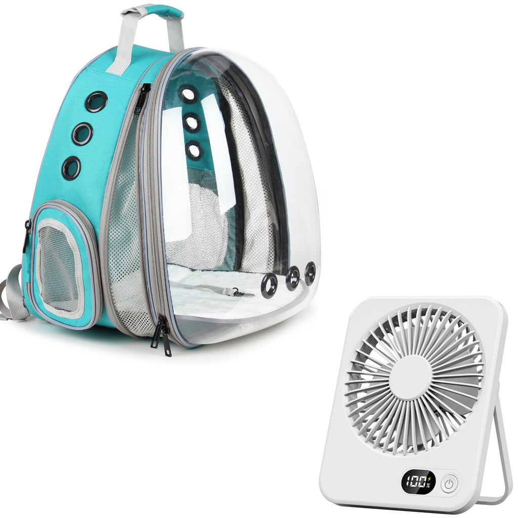 Expandable Cat Backpack with Mini Fan P194