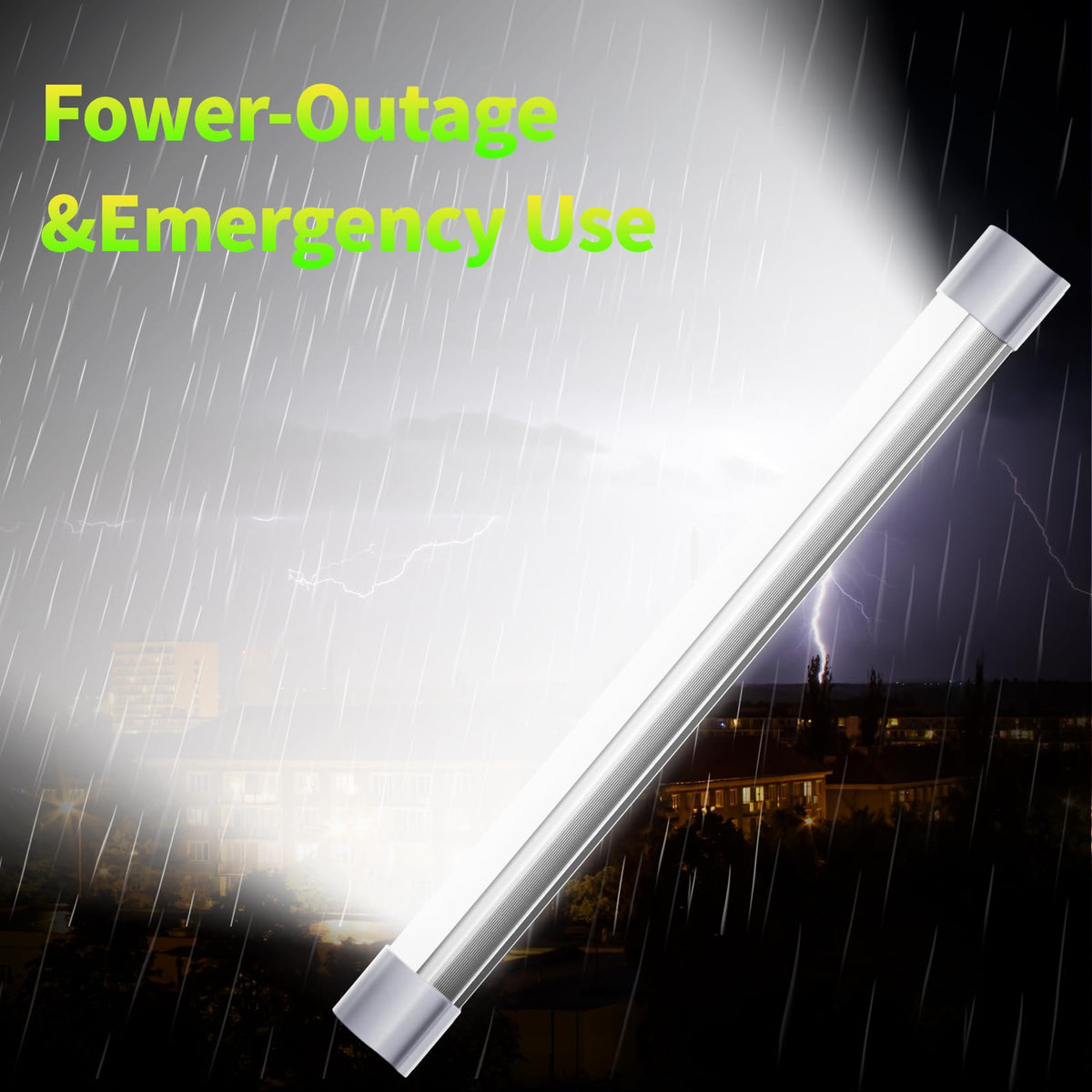 LED Tube Magnetic Work Light 6000Lumens 10400mAh USB Rechargeable D175550