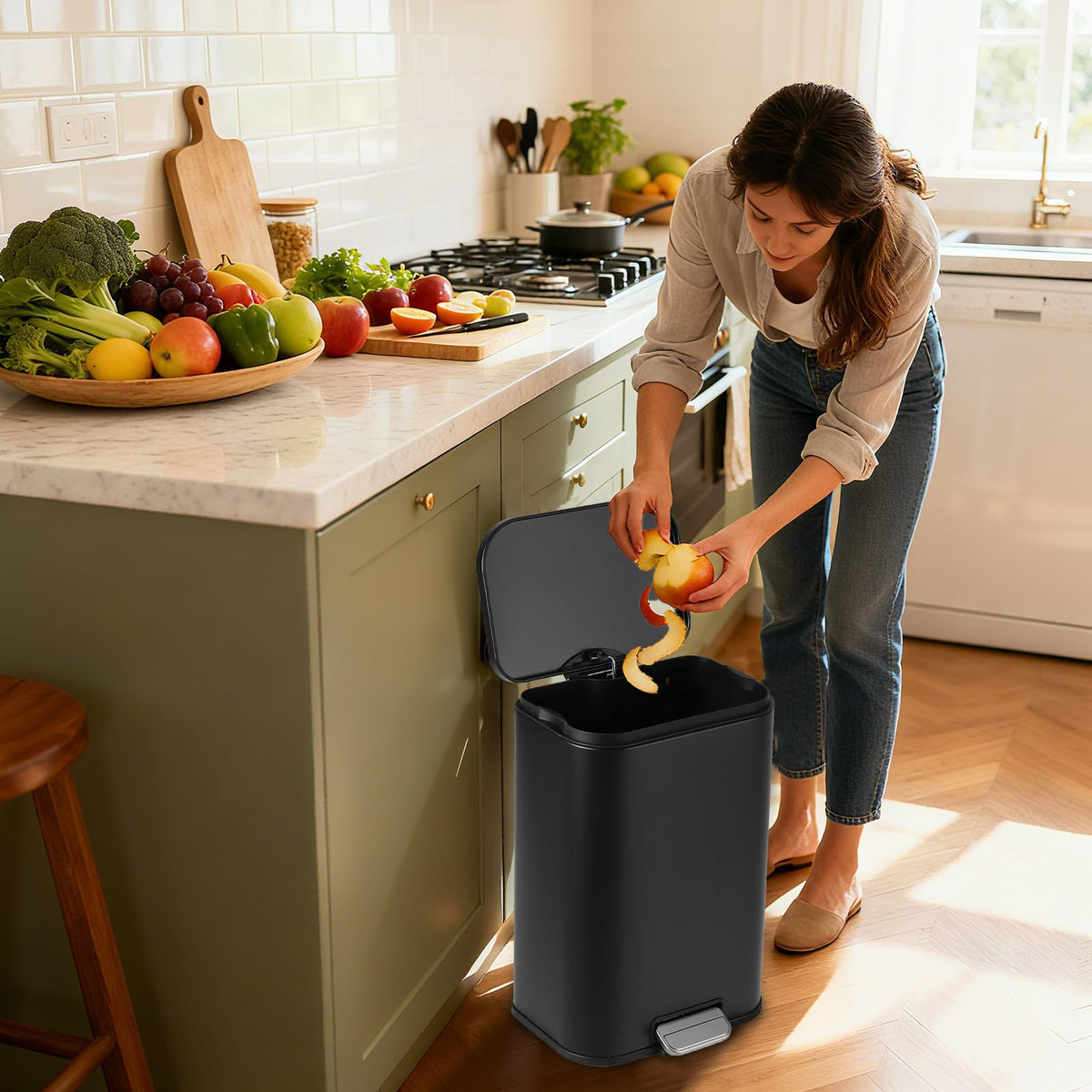 Step Trash Can 3.2 gal Soft-Close B9800